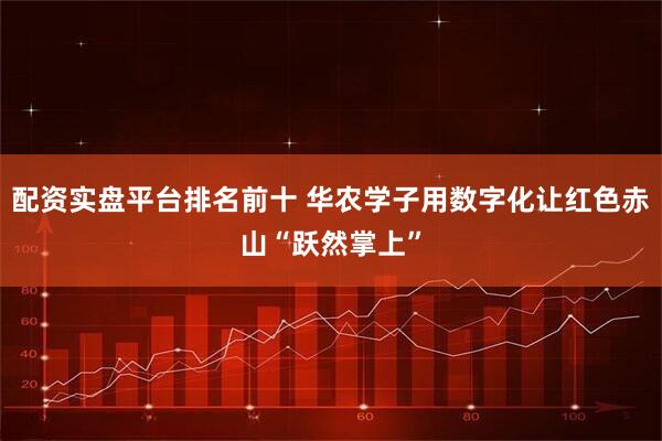 配资实盘平台排名前十 华农学子用数字化让红色赤山“跃然掌上”